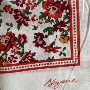 Sezane Le Foulard Pour La Vie Scarf in Floral